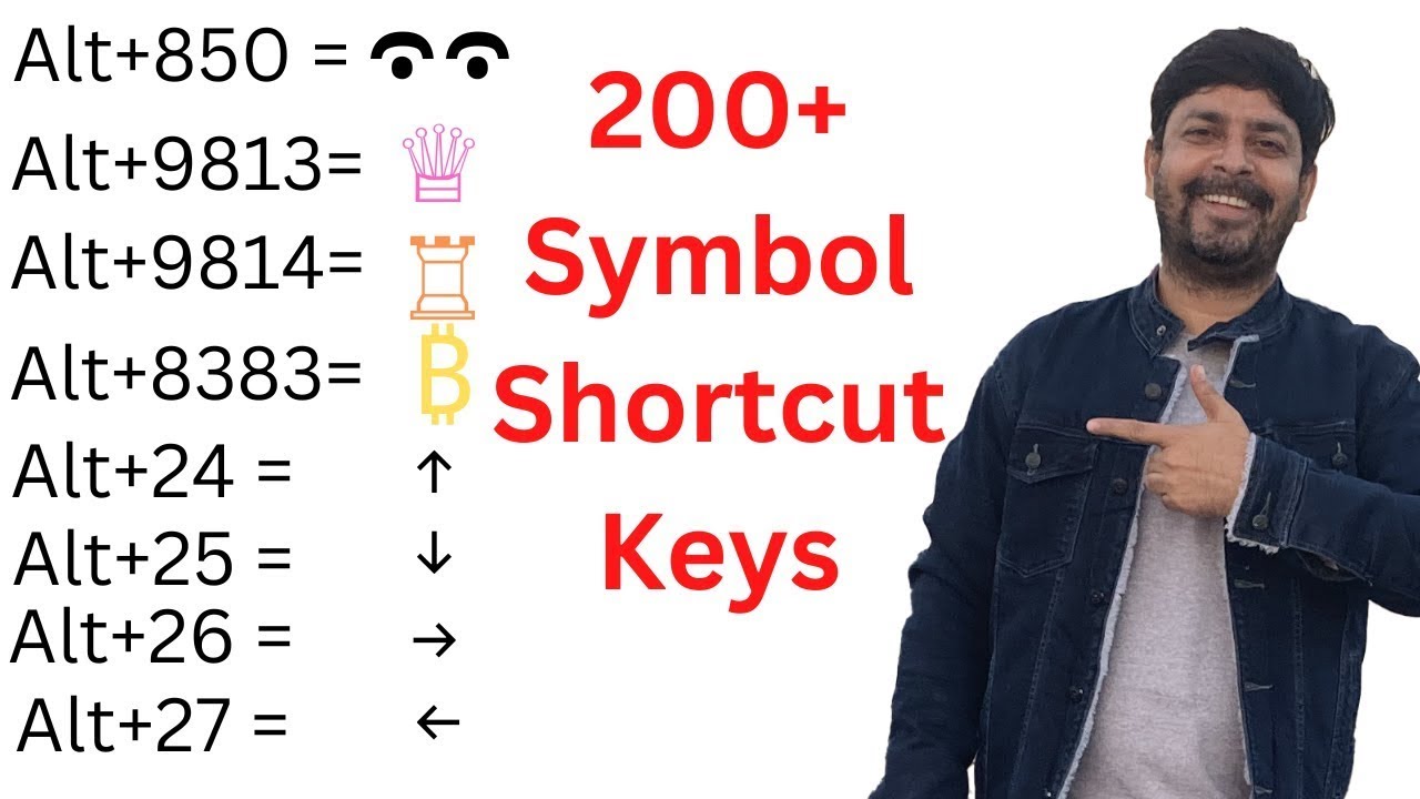 How to use ALT Code to enter special characters and symbols using computer keyboard