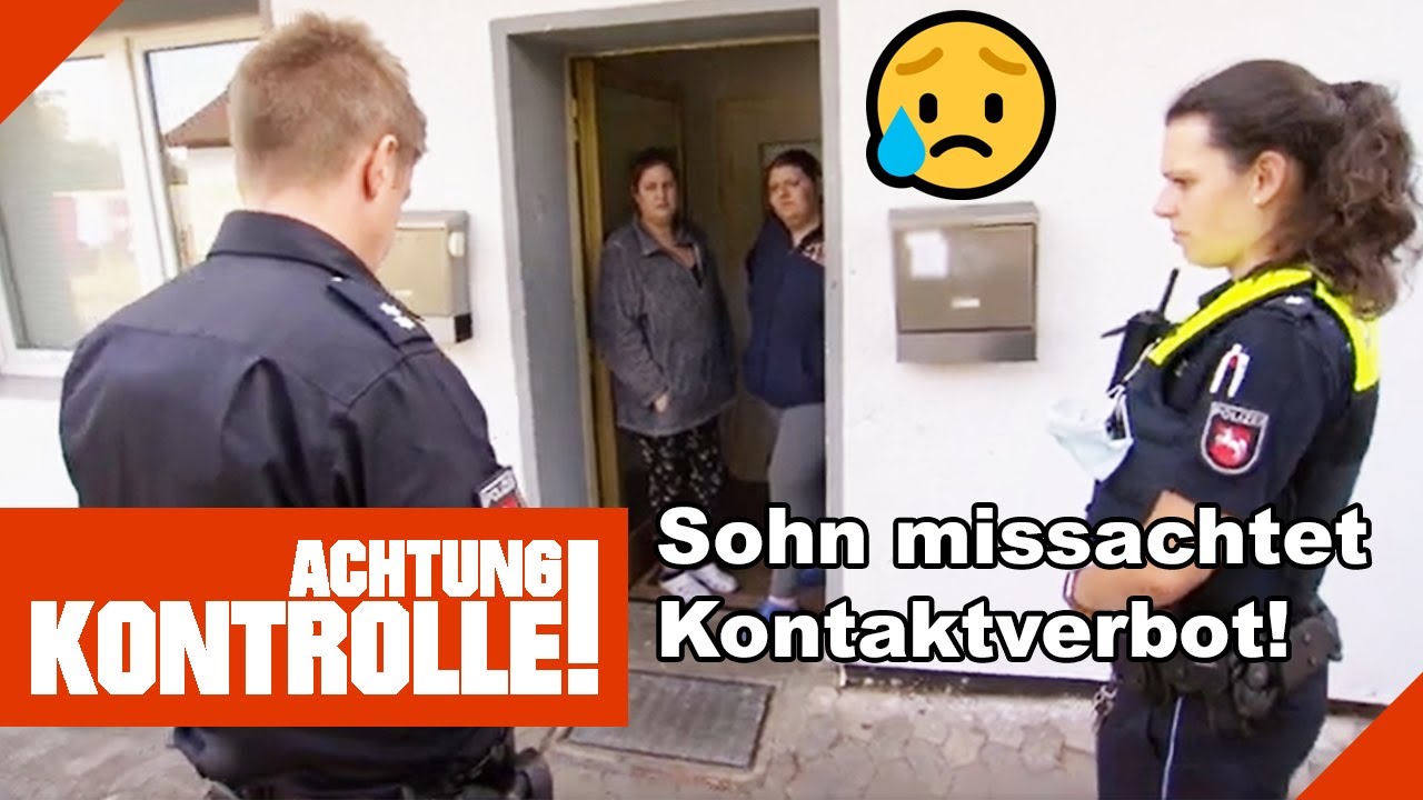 STRAFTAT! Kontaktverbot zur eigenen Mutter missachtet! |3/3| Kabel Eins | Achtung Kontrolle