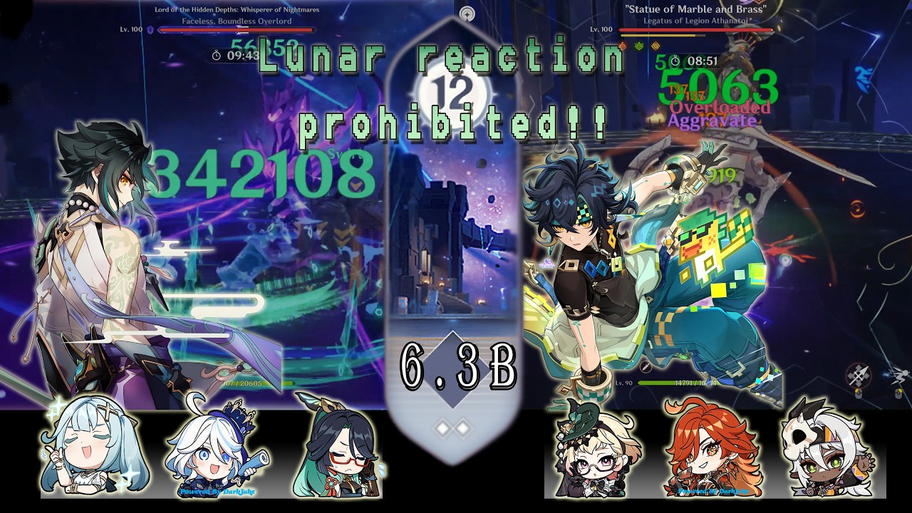 New Abyss!! Very tough fight | FFXX & C3R1 Kinich | Luna V | Genshin Impact