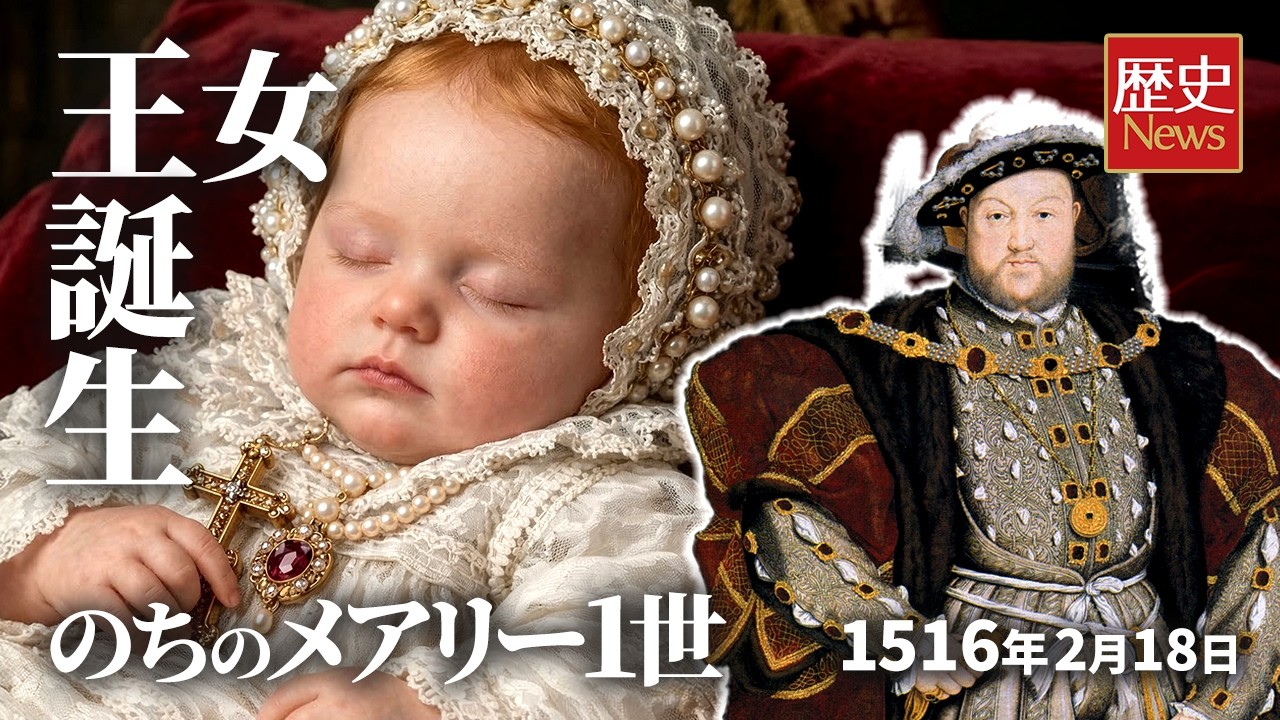 【速報】ヘンリー8世に王女誕生　のちのブラッディメアリーことメアリー1世｜1516年2月18日のニュース
