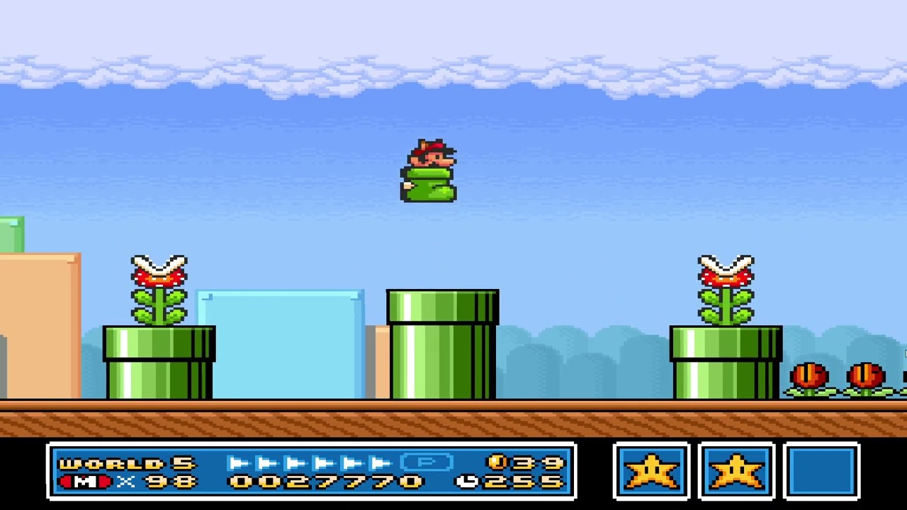 Super Mario All Stars + Super Mario World, Super Mario Bros 3 Mundo 5.