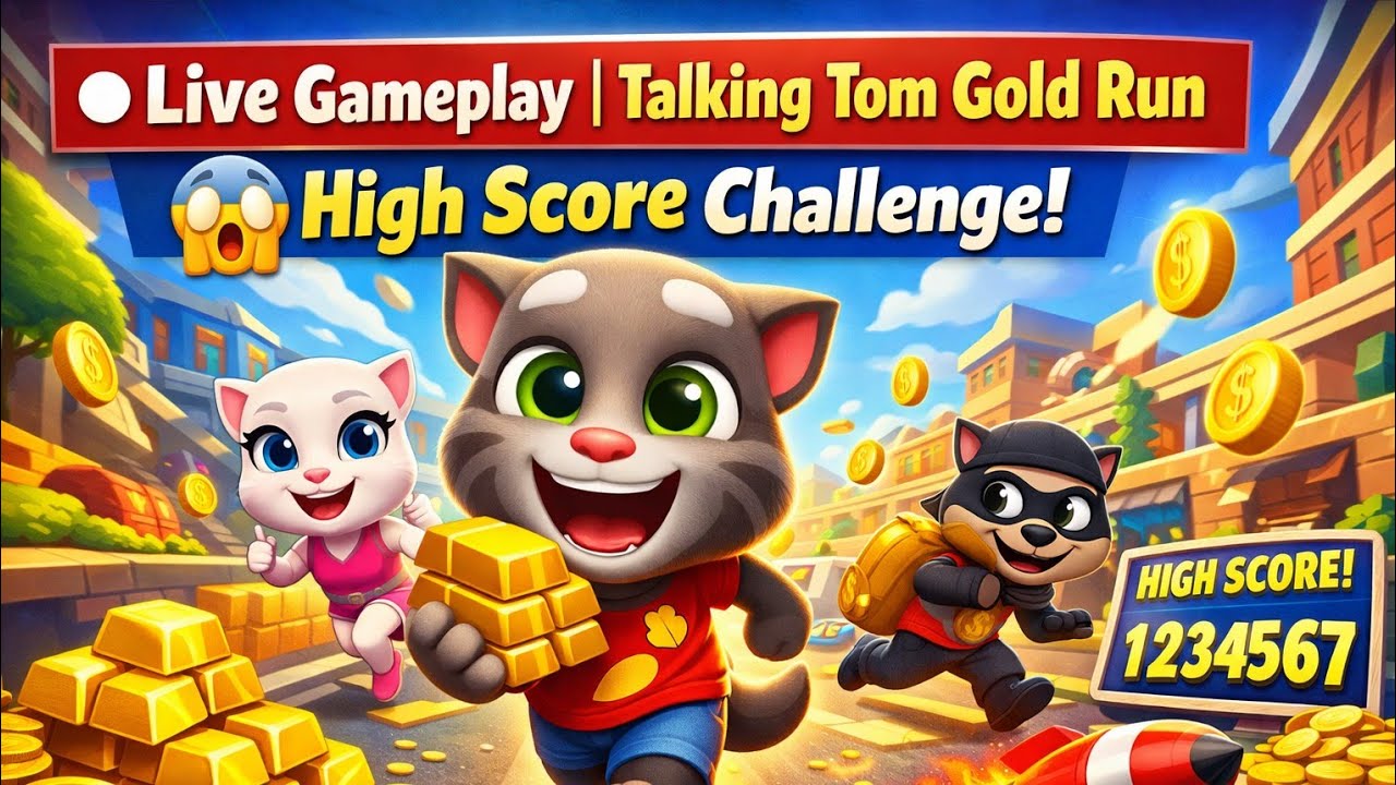 talking tom gold run is live