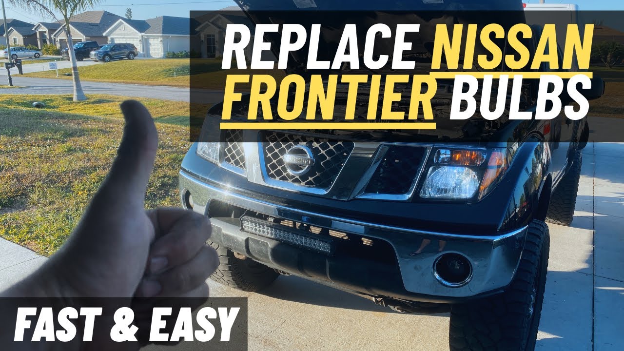 How to Replace Headlight Bulbs on Nissan Frontier 05-21