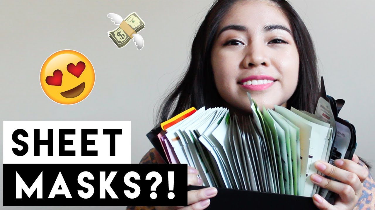 MY MASSIVE KOREAN SHEET MASK COLLECTION!!