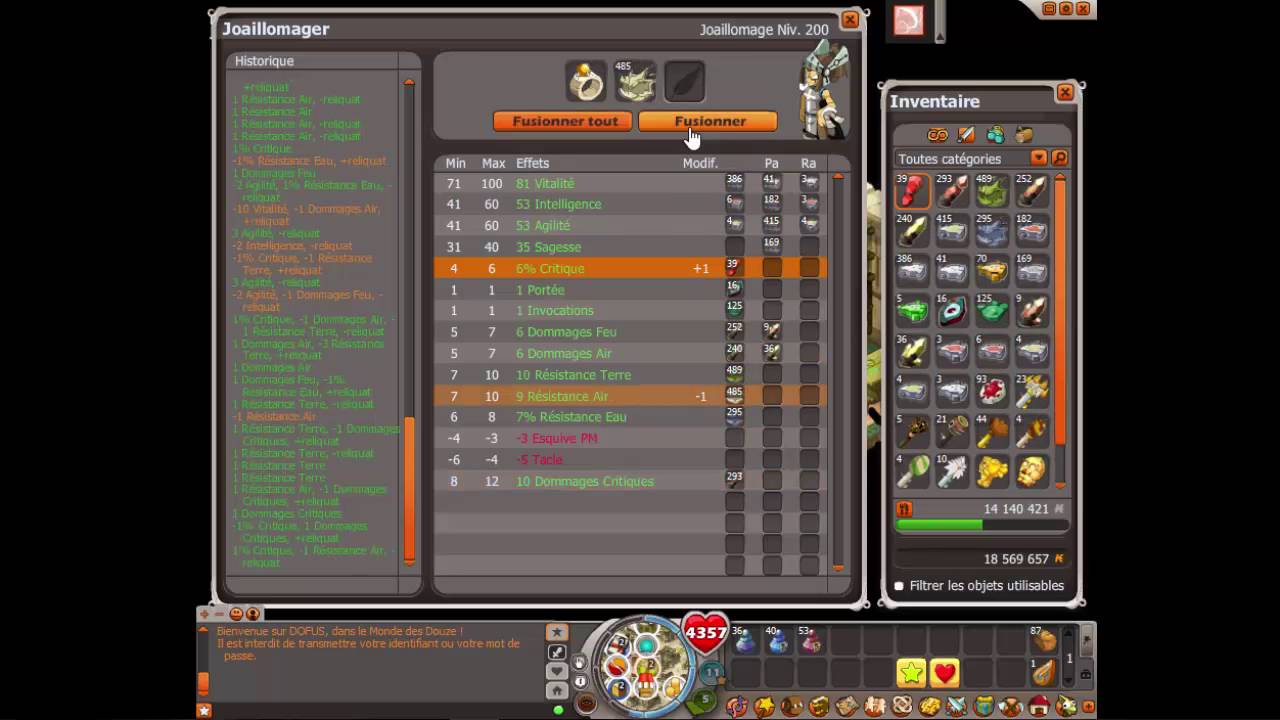 Session Forgemagie: Anneau Padgref Exo Pa 1 rune .Trop chanceux!