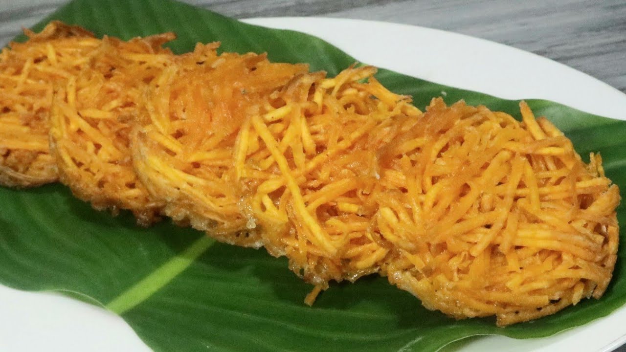 Shredded Sweet Potato Pancake