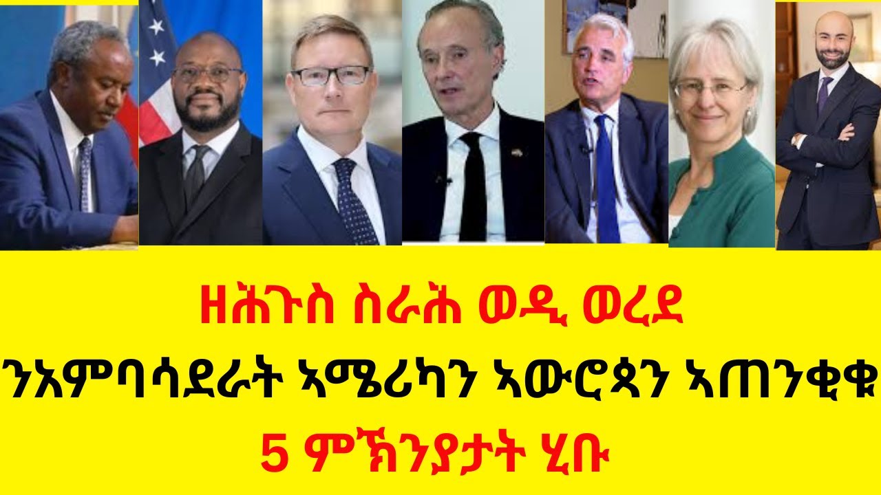 ዘሕጉስ ስራሕ ወዲ ወረደ  II  ንአምባሳደራት ኣሜሪካን ኣውሮጳን ኣጠንቂቁ  II  5 ምኽንያታት ሂቡ