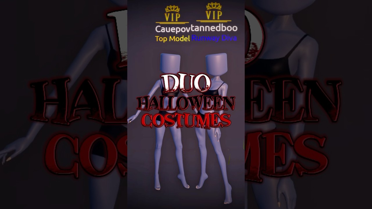 DUO HALLOWEEN COSTUMES IN DRESS TO IMPRESS!!🎃 