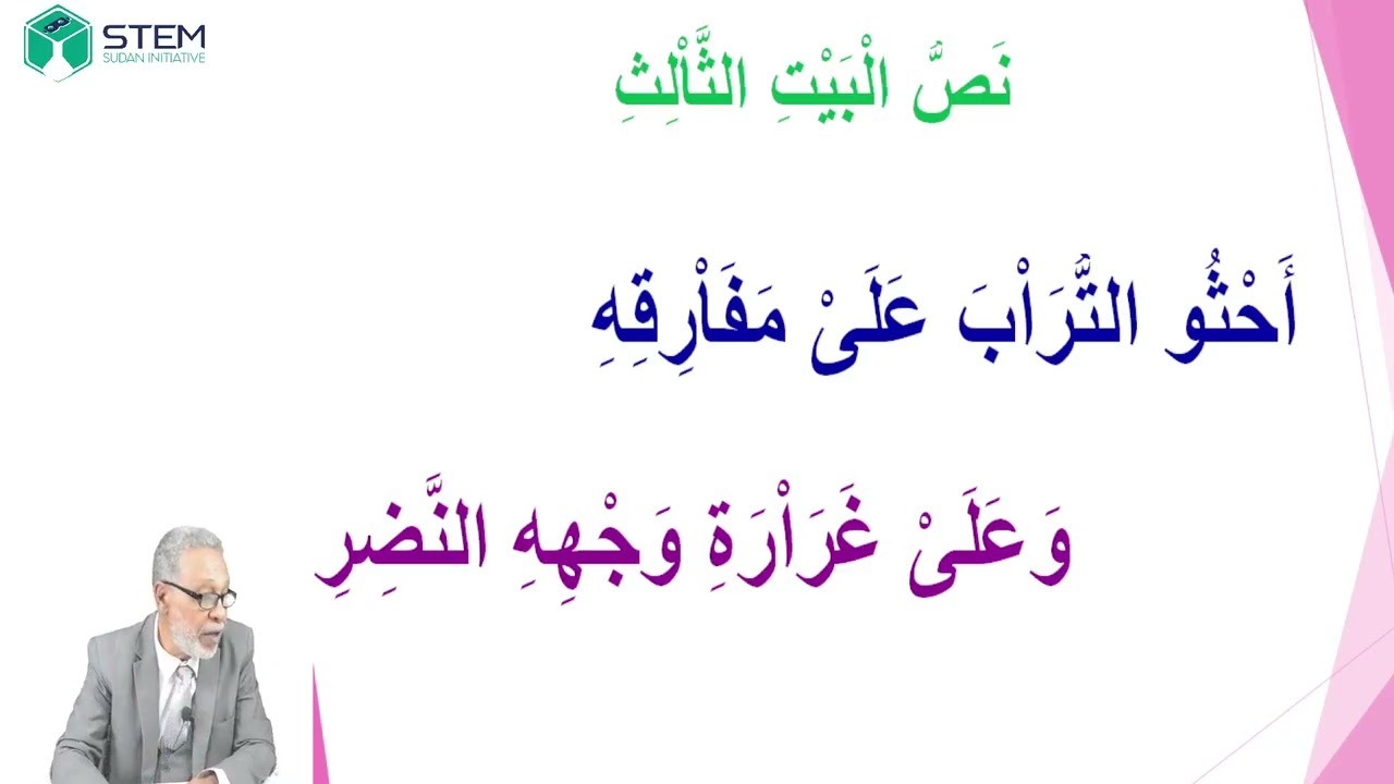 قصيدة كيف لي بالصبر - الشرح الجمالي - مقرر الأدب لطلاب الشهادة السودانية
