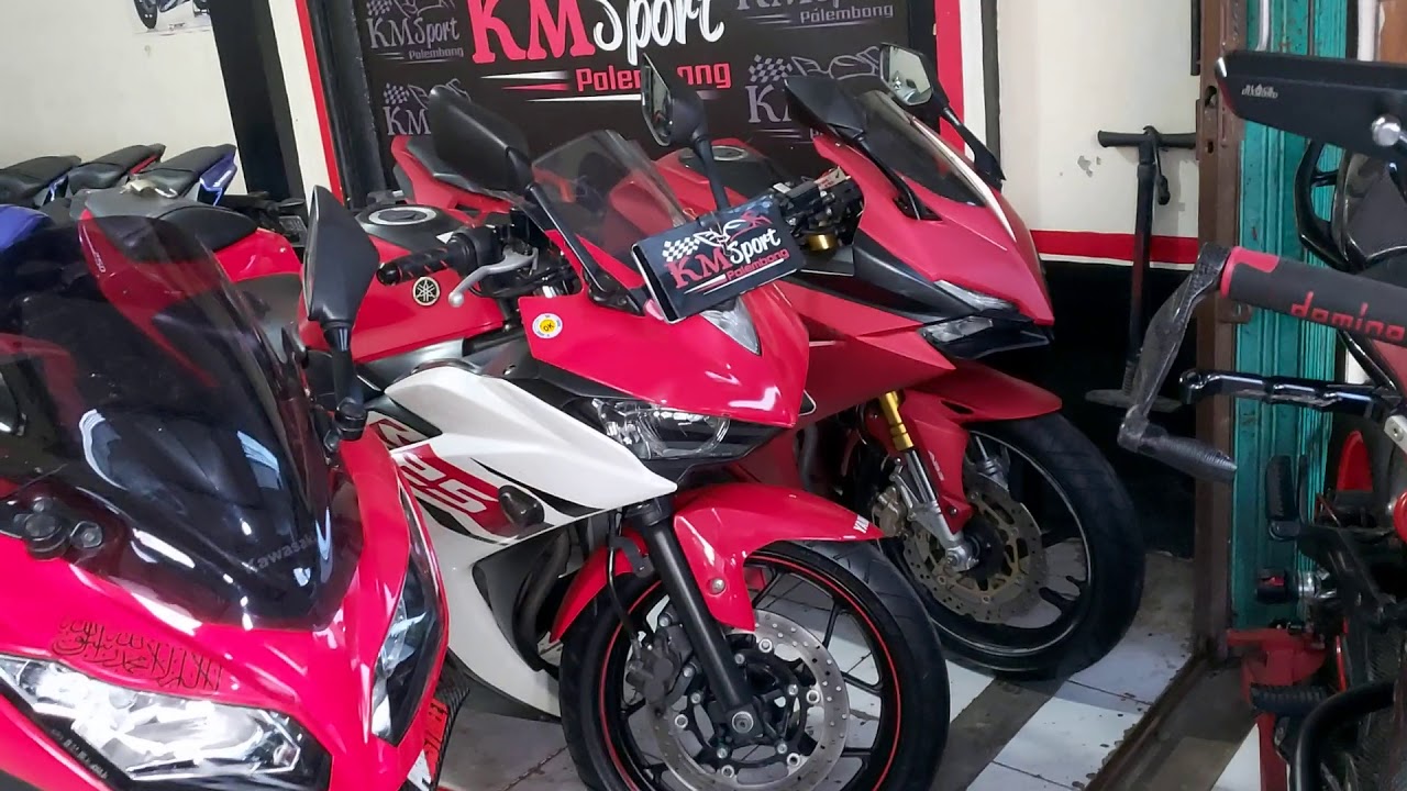 Motor sport bekas termurah di palembang || stok unit w175 ninja rr Ninja 250 er6n z800