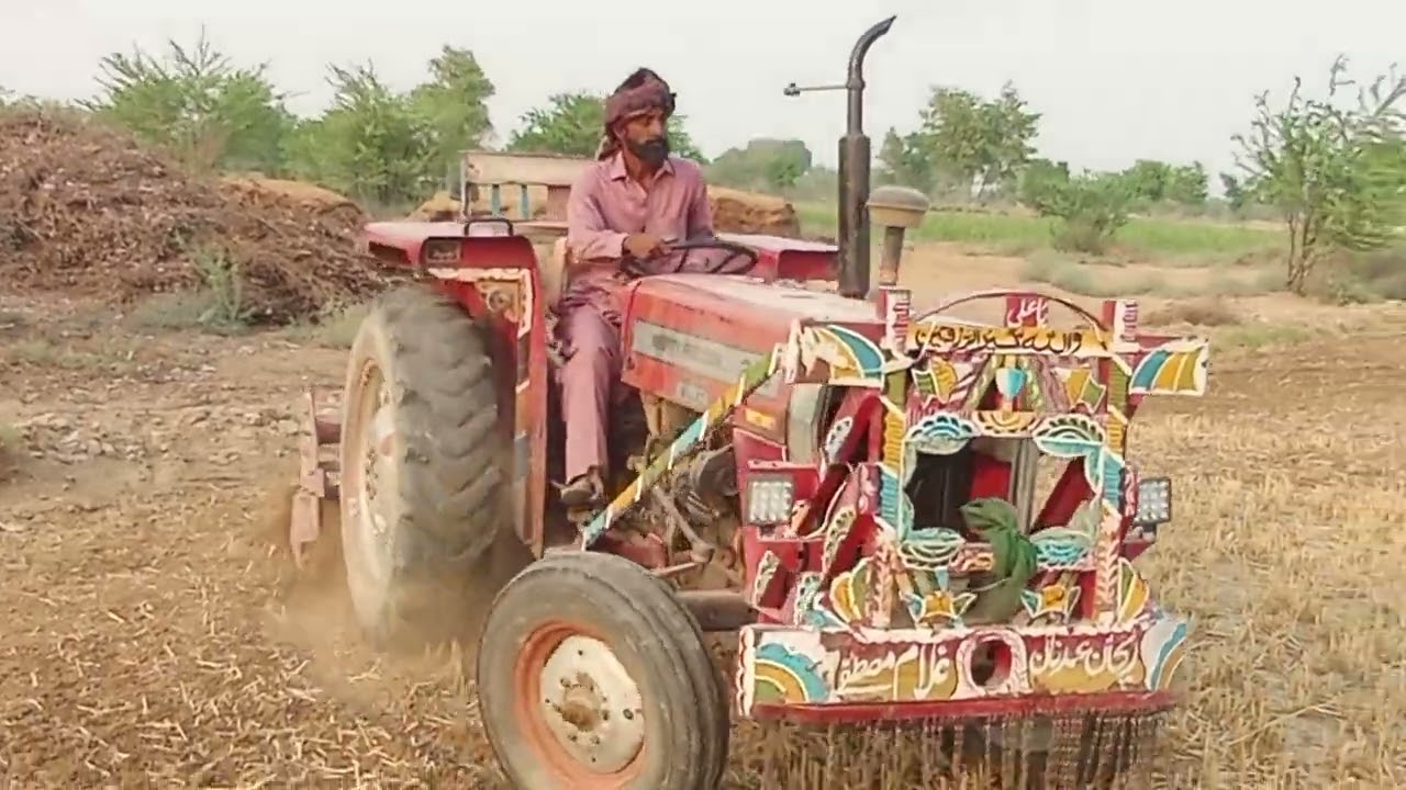 Massey Ferguson 240 model 6  performer tractor performance rotawaiter میسی 240 روٹا ویٹر پرفارمنس