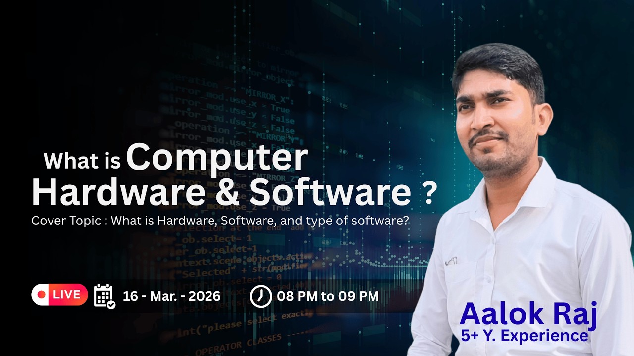 Computer Hardware & Software or Virus | ADCA with AI Live Class | Gyan Computer Classes Bihar Sharif