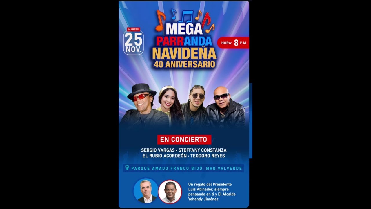 MAO VALVERDE MEGA PARRANDA NAVIDE&Ntilde;A (40 ANIVERSARIO)