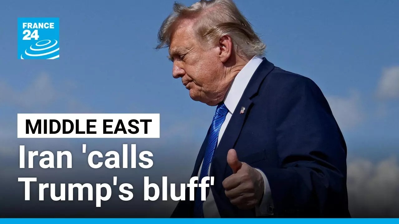 Iran 'calls Trump's bluff' as it denies negotiating with the US &bull; FRANCE 24 English