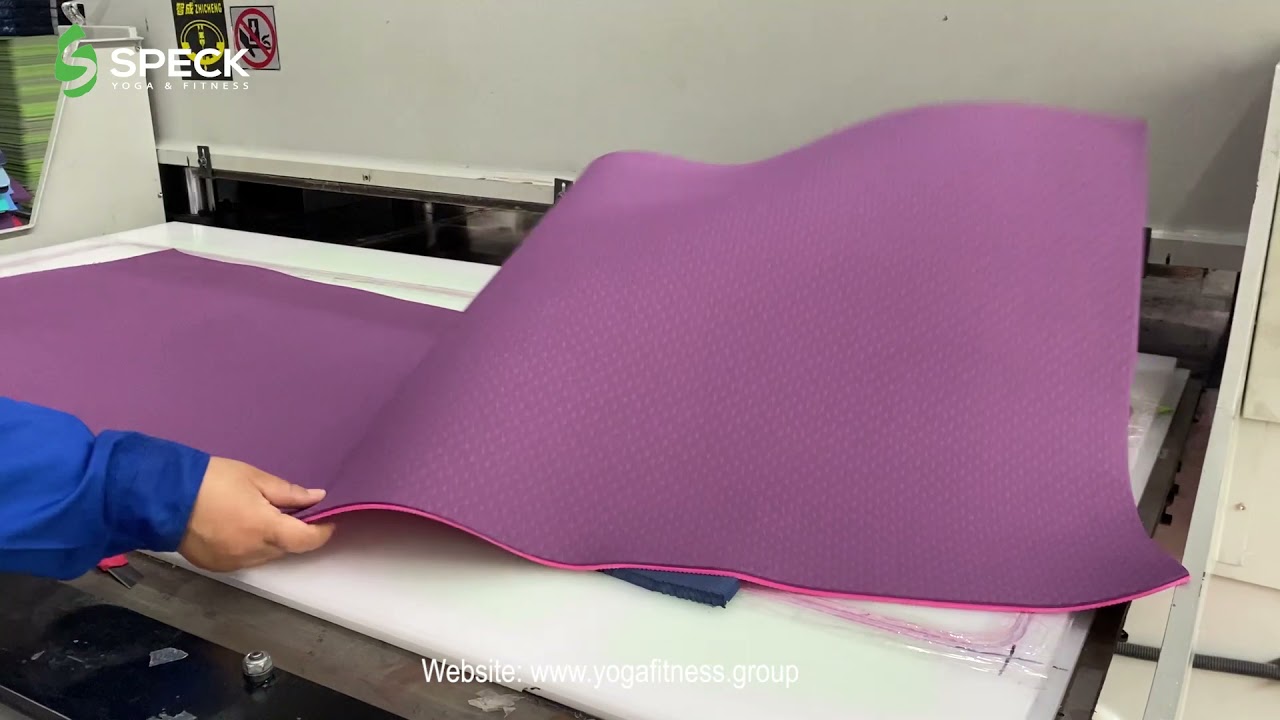 Yoga mat manufacturing process, wholesale yoga mat supplier