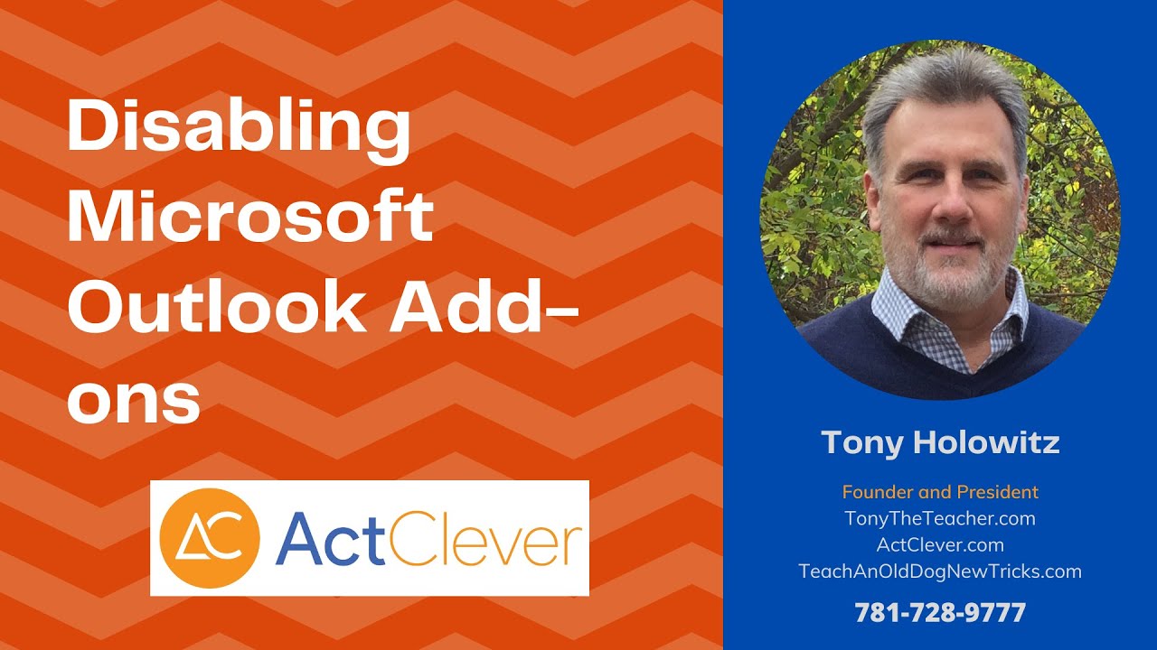 Disabling Microsoft Outlook Add-ons