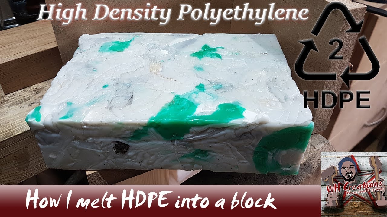 Переработка пластика HDPE | В пригодные для использования блоки