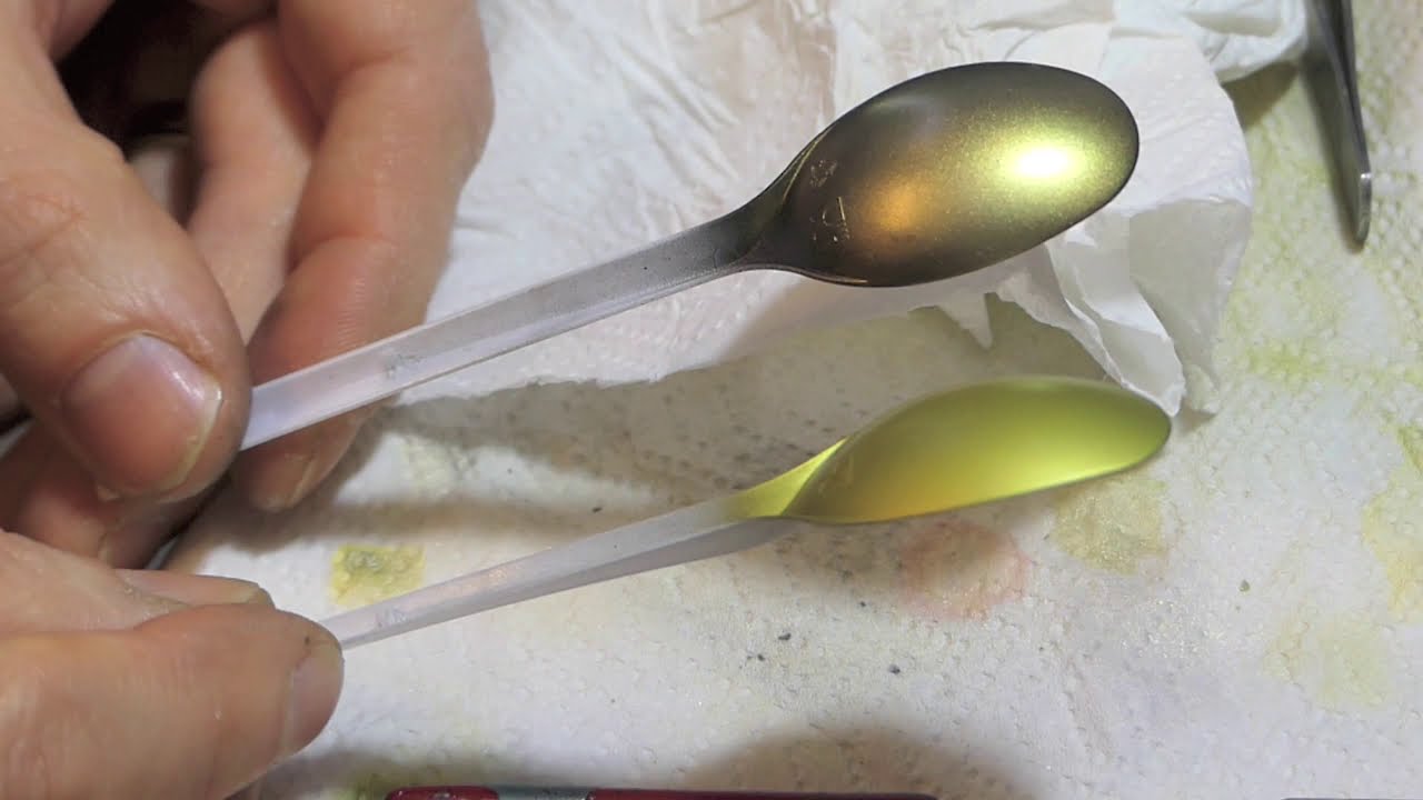 AEROGRAFIA: comparativa colore ORO