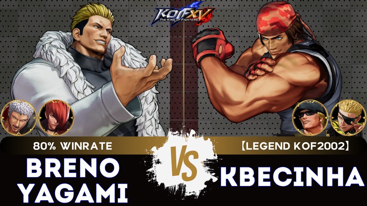 KOF XV ▰ BRENO YAGAMI (Iori/O.Yashiro/Yamazaki) 🆚 KBECINHA (Clark/R&aacute;mon/Ralf)🎞️Replay Match - part 3