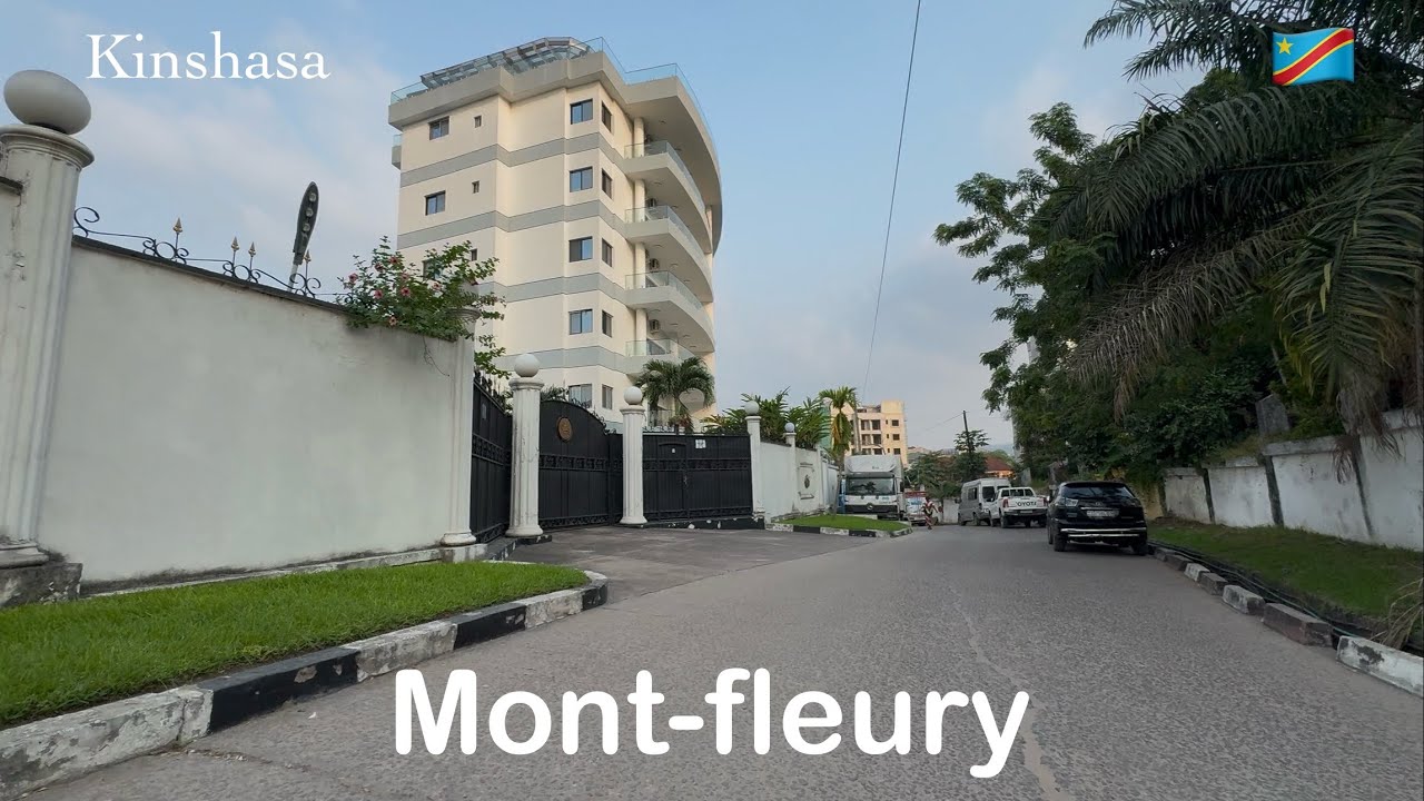 MONT-FLEURY, où se cachaient les RICHES de KINSHASA.  L’un des quartiers les plus RICHES🇨🇩