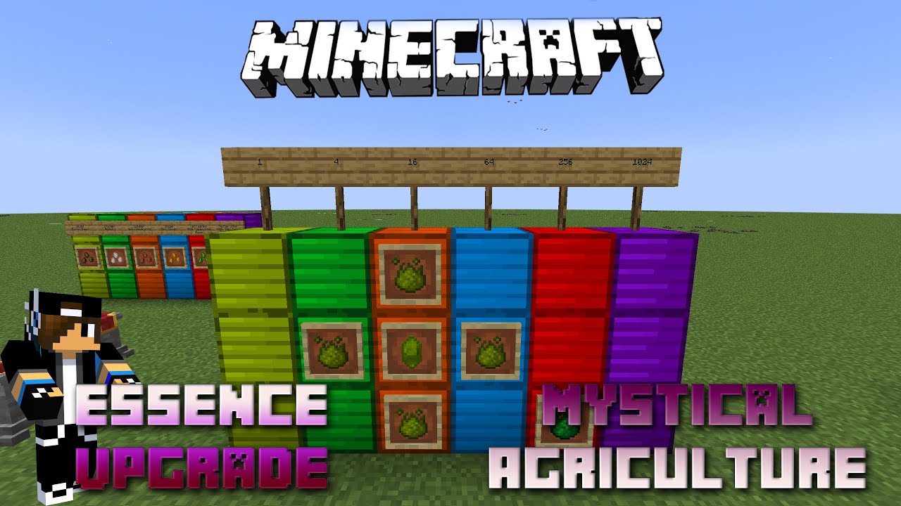 Essence Upgrade 🍎🪴🍋 Minecraft Mystical Agriculture Tutorial 🍎🪴🍋 English 🍎🪴🍋 #Minecraft