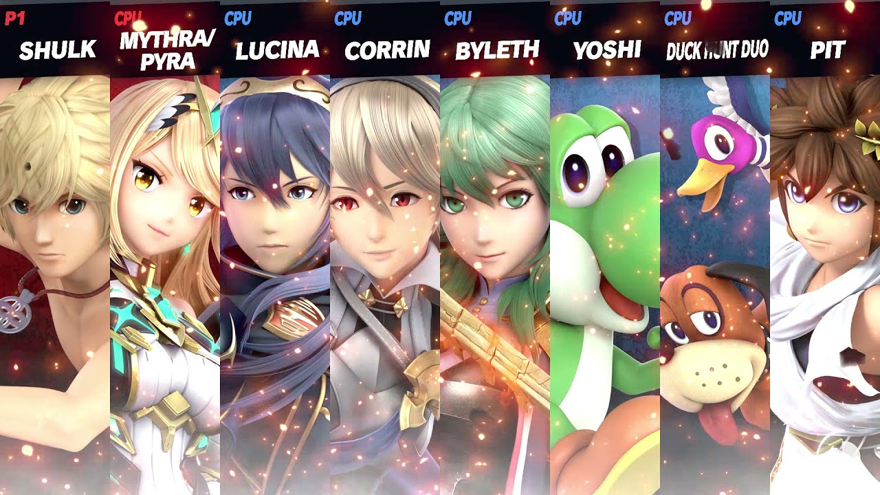 Super Smash Bros. Ultimate - Star & Screen KO: Xenoblade Chronicles vs. Fire Emblem & HVTs