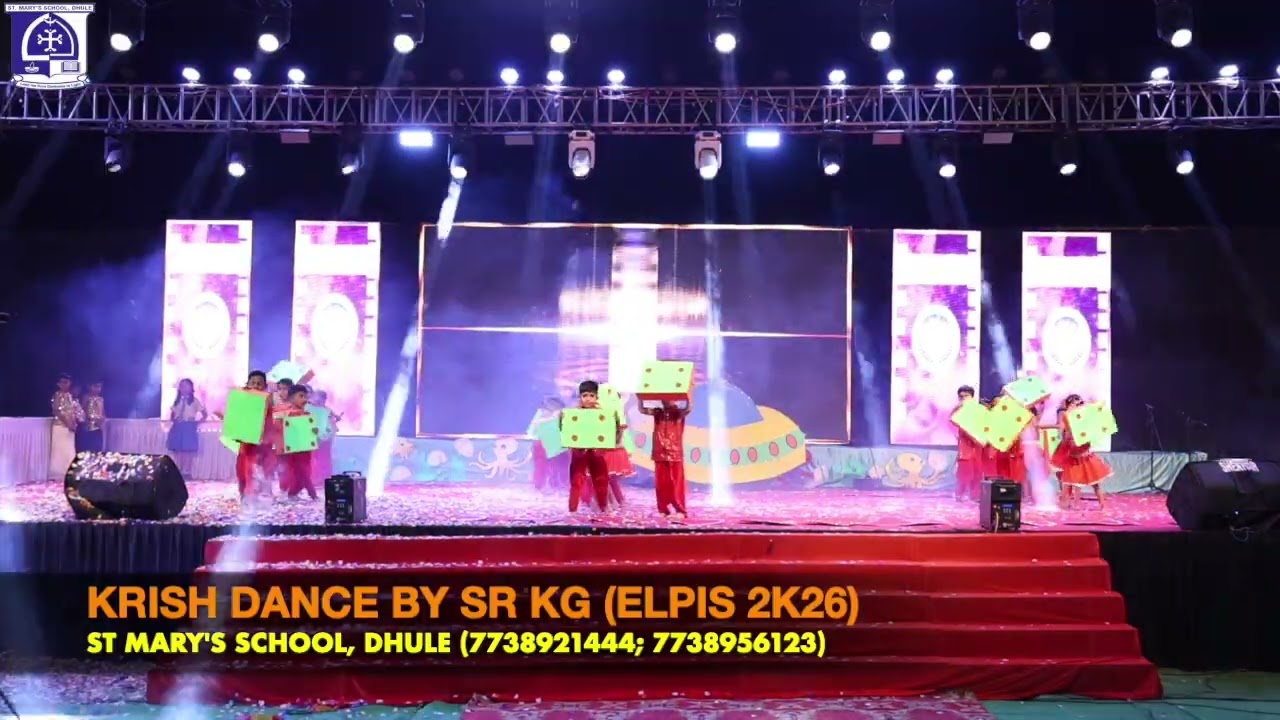 Krish Dance by Senior KG Superheroes | Elpis 2K26