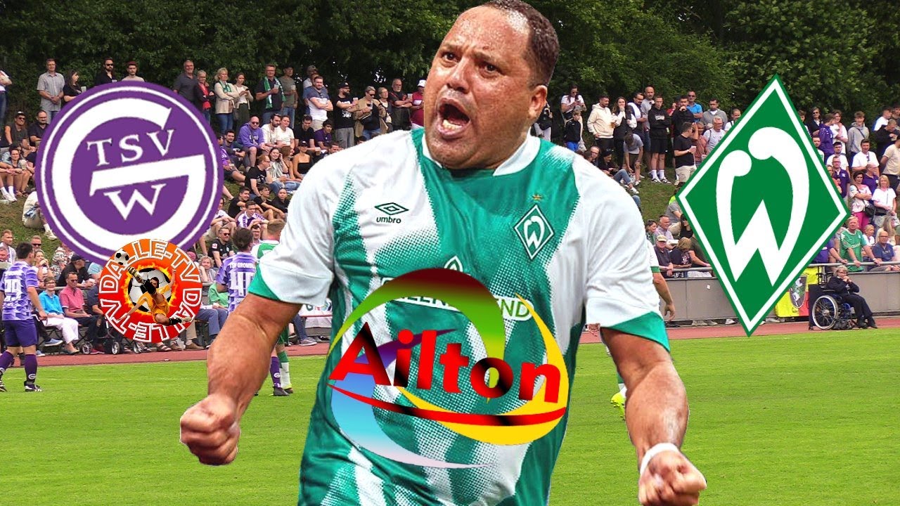 Ailton: TSV Gromb&uuml;hl - Werder Bremen Traditionsmannschaft