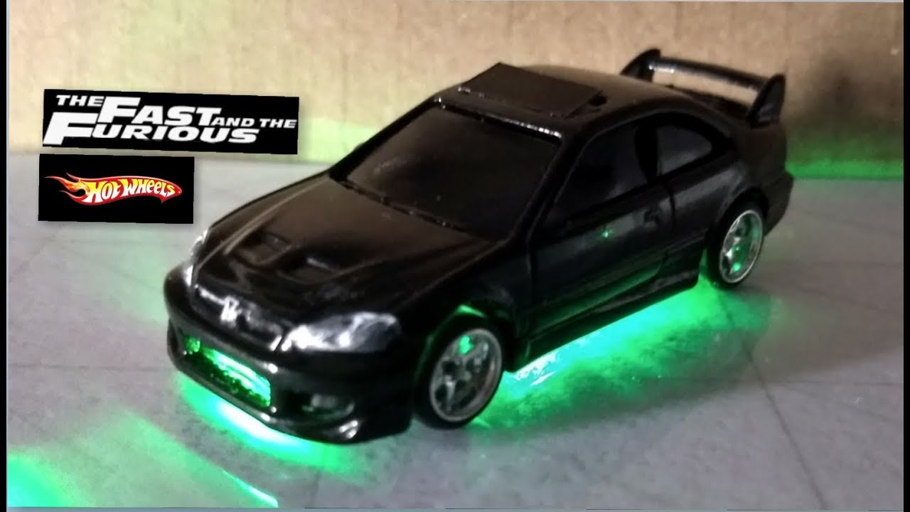 Hot Wheels Honda Civic SI  The Fast And The Furious