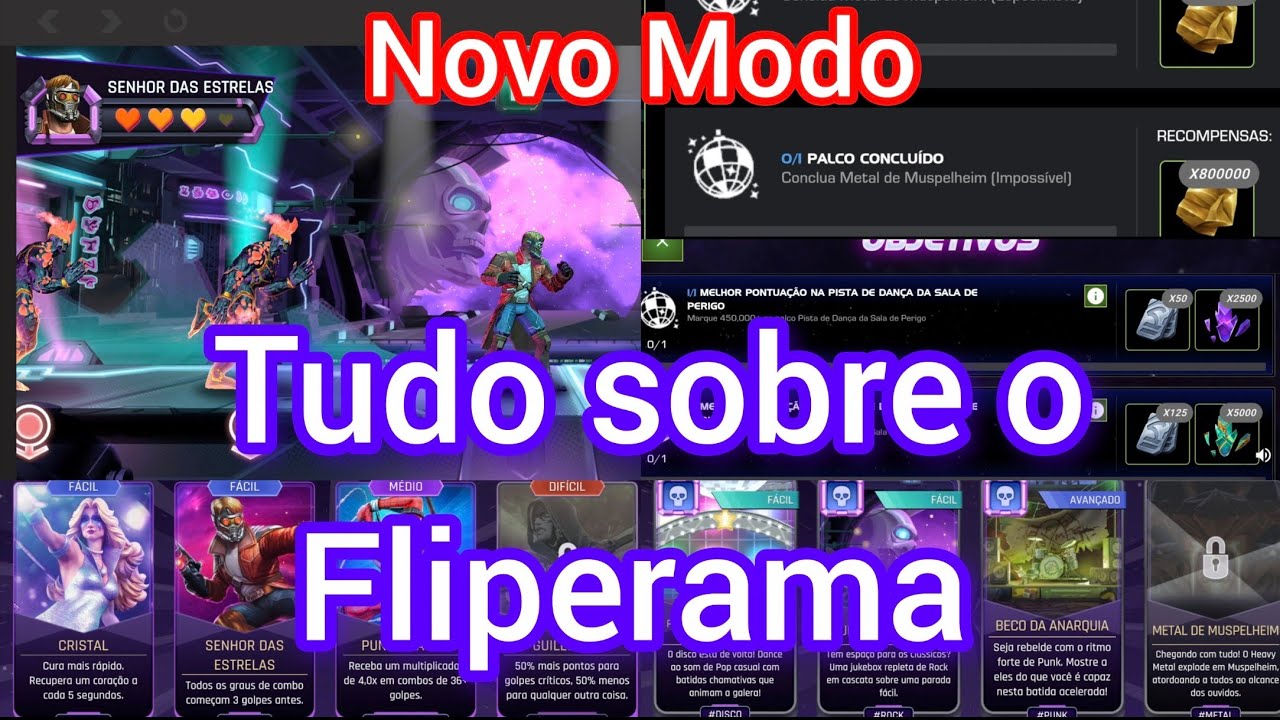Tudo sobre o Novo Modo do jogo! Fliperama 