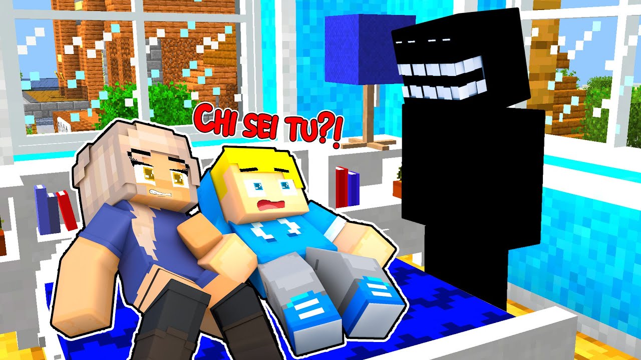 Un ENTIT&Agrave; SPIA SBRISER E LA BULLA MENTRE DORMONO!! - Minecraft ITA Famiglia
