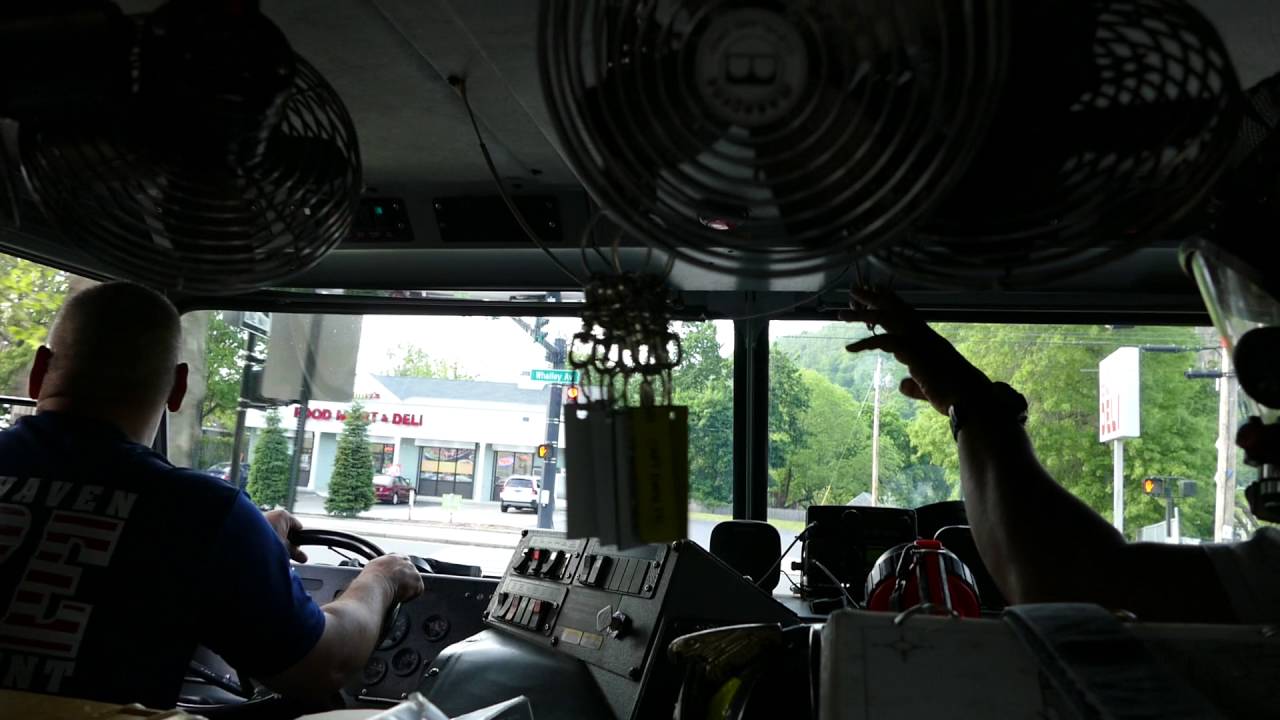 New Haven FD Engine 15 responds to an EMS call