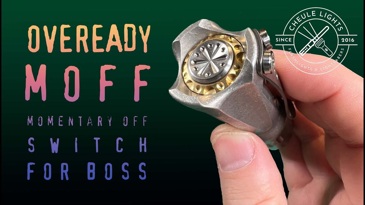 MOFF - New flashlight switch! - Momentary OFF Switch