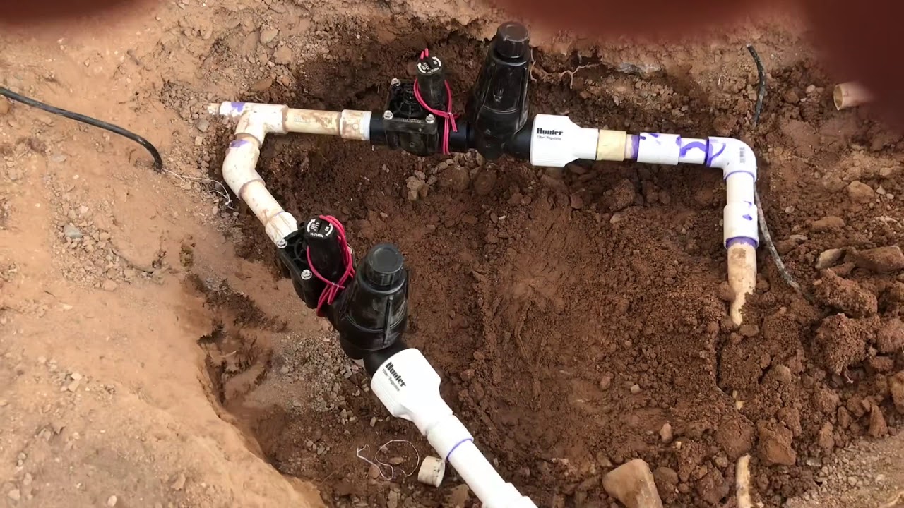 Hunter 1&rdquo; drip control zone kit. With filter and regulator