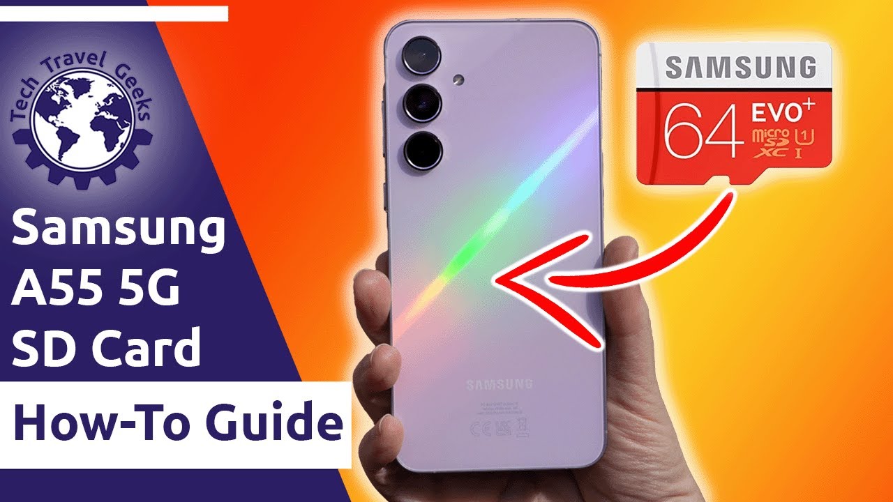 Как расширить память Samsung Galaxy A55 с помощью карт microSD