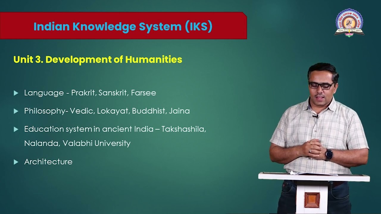 Dr. Sandip Bhamare__Indian Knowledge System(IKS)_Lecture_19 09 2024_LMS Studio