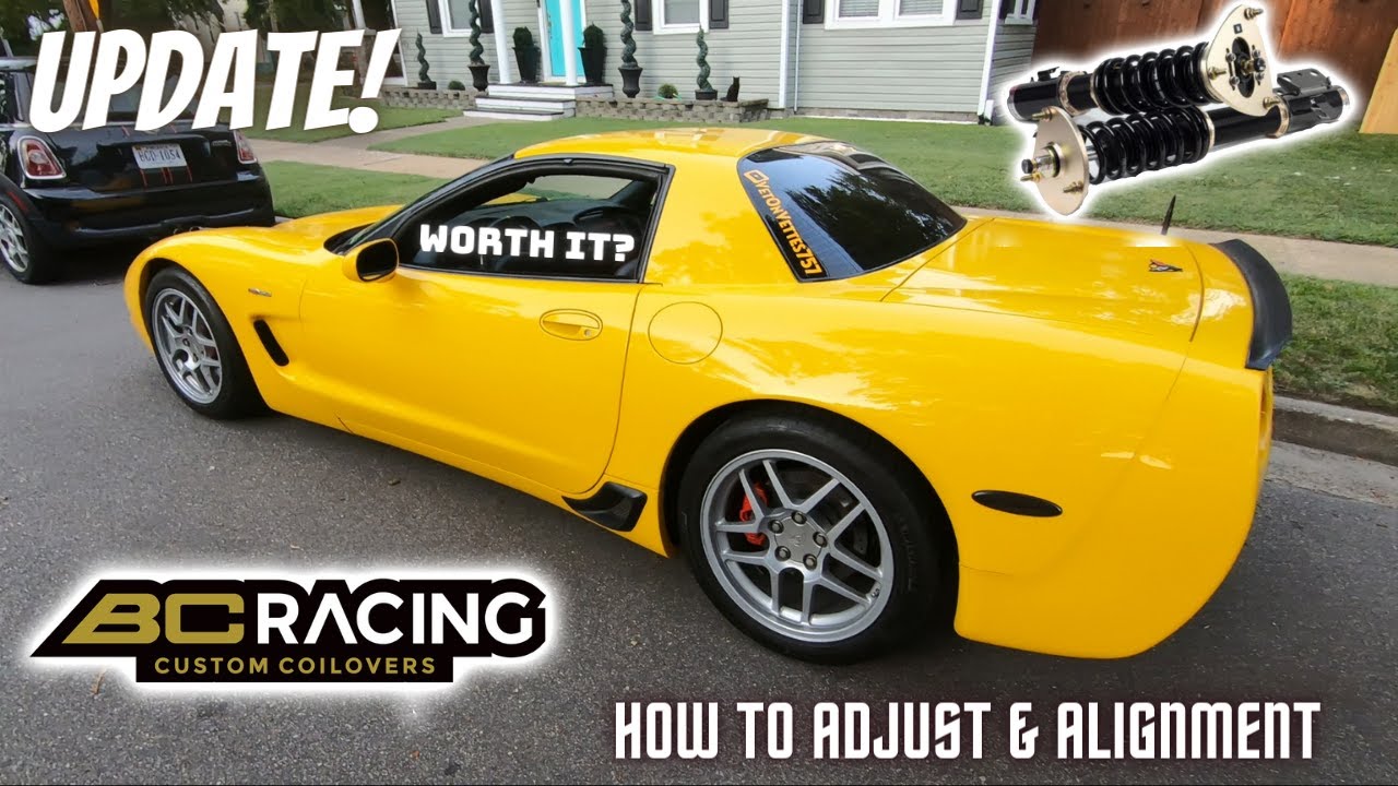 BC COILOVER UPDATE! WORTH IT? IS IT DRIVABLE?  PLUS! HOW TO ADJUST AND AN ALIGNMENT! *COLD START*
