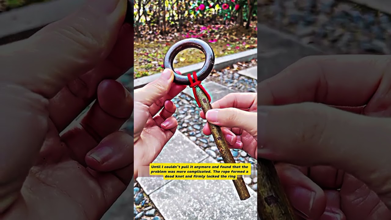 This Ring Can Escape&hellip; But Only One Move Works 🔗🧠 Puzzle #Mind #Fun #IQ