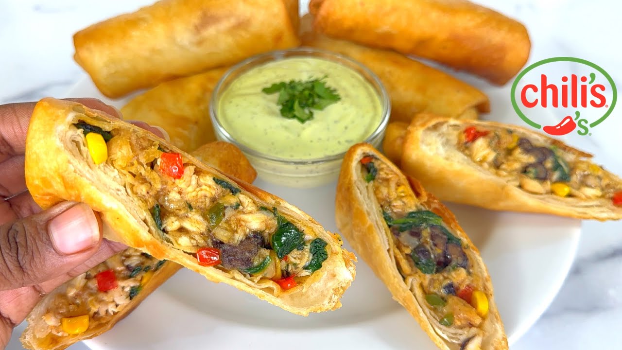 HOW TO MAKE CHILI'S SOUTHWESTERN EGGROLLS!