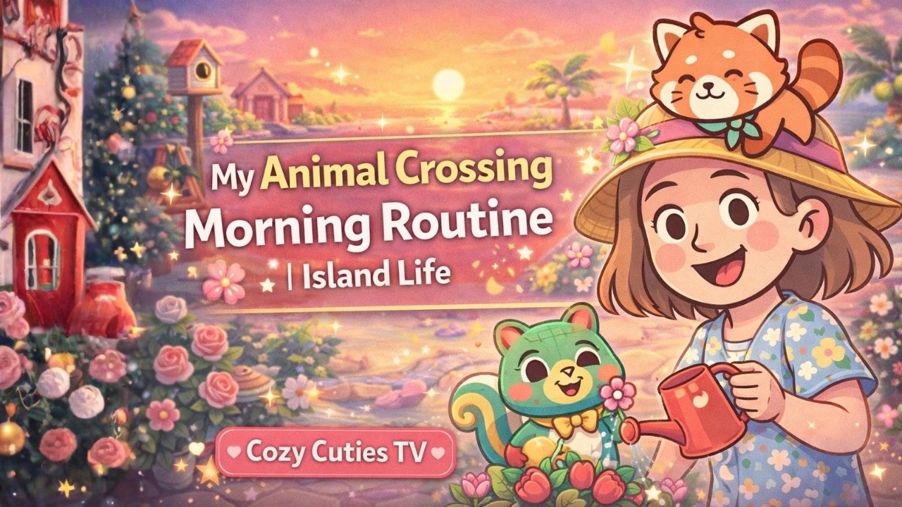 My Animal Crossing Morning Routine 🌸 | Island Life