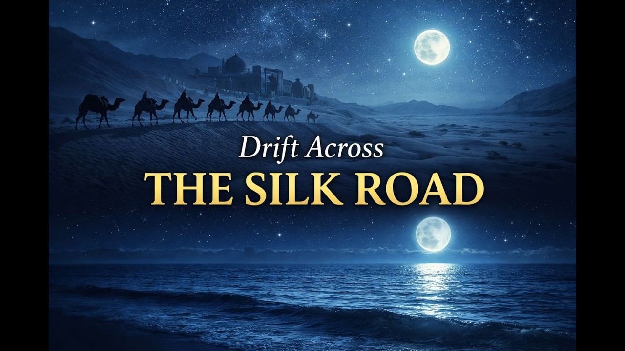 Sleep Through the Ancient Silk Road (Ocean Sounds + Calm History)