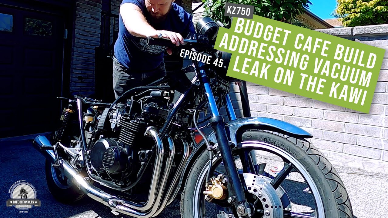 Budget Cafe Build E45: Addressing the vacuum leak on the KZ750