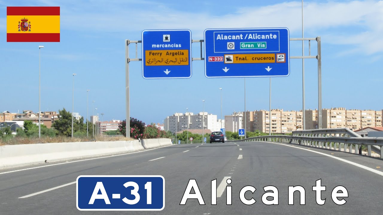 Spain: A-31 in Alicante