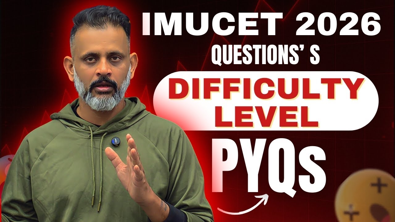 IMUCET 2026 PYQs Reality Check | Difficulty Level, Myths & Exam Pattern Explained#imucet