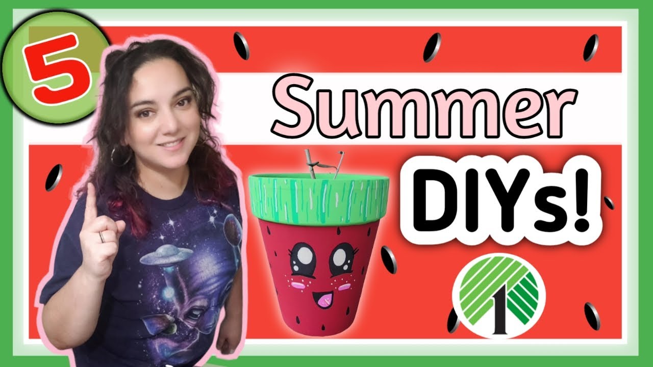 SUMMER DIYs You Have To TRY! | Dollar Tree & Thrifted Items | DIYs Summer Watermelons Decor
