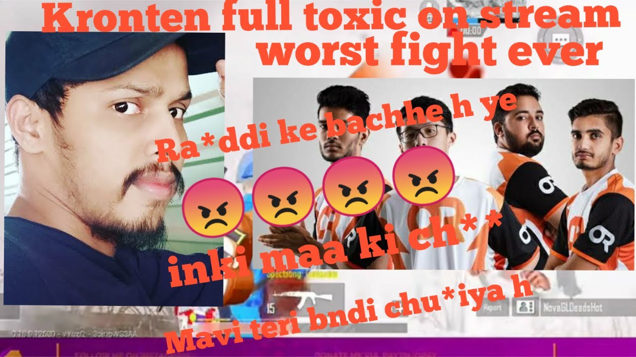 KRONTEN GAMING ANGRY ON ORANGE ROCK| KRONTEN VS MAVI CONTROVERSY| KRONTEN CALL MAVI| PUBG MOBILE