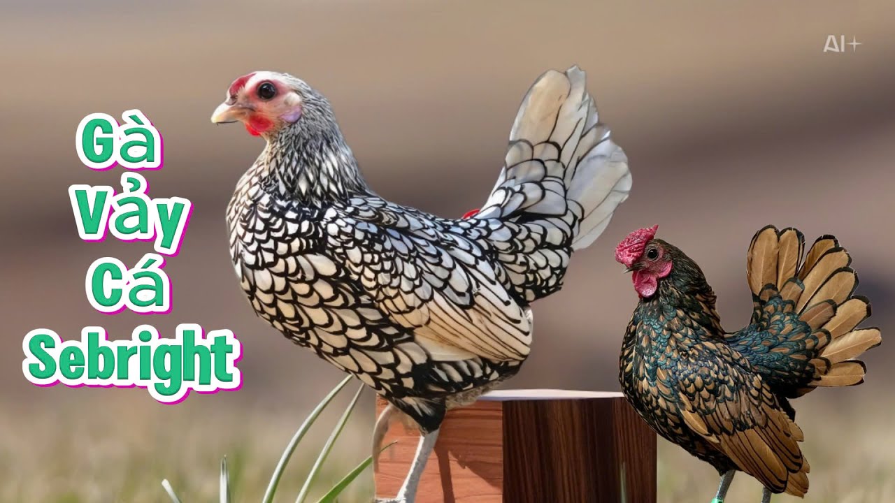 Khởi Nghiệp Chăn Nuôi Gà Vảy Cá Sebright