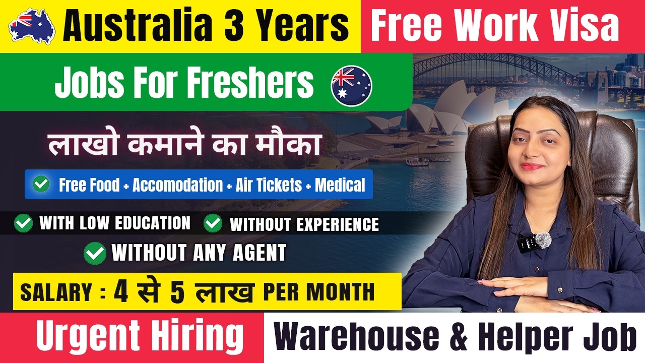 Australia 🇦🇺 Free Work Permit Visa 2026 | Work Visa Approved In 21 Days | Packing & Helper Jobs