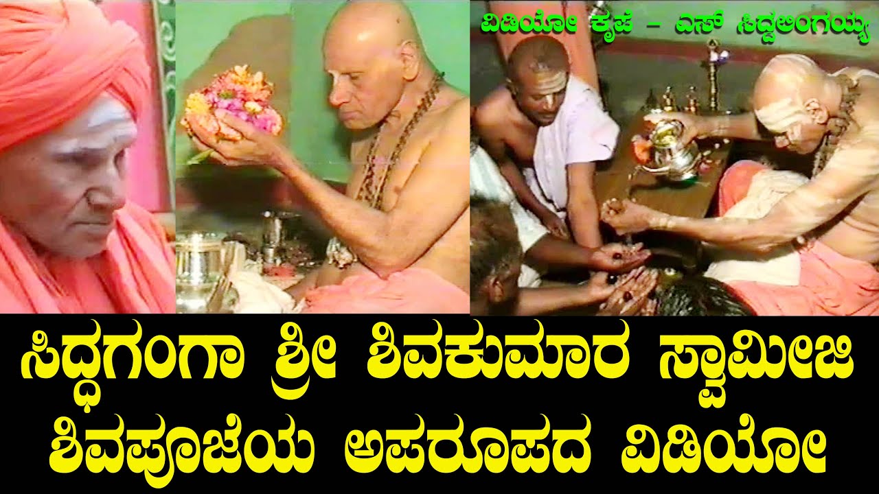 ಸಿದ್ಧಗಂಗಾ ಶ್ರೀ ಶಿವಕುಮಾರ ಸ್ವಾಮೀಜಿ ಶಿವಪೂಜೆ ಮಾಡುತ್ತಿರುವ ಅಪರೂಪದ ವಿಡಿಯೋ | Shivakumara Swamiji Shivapooje