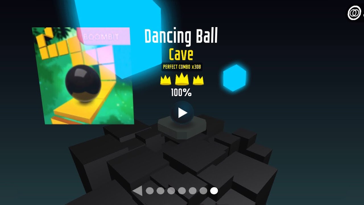 Dancing Ball! - Cave (Widescreen) - Perfect Combo